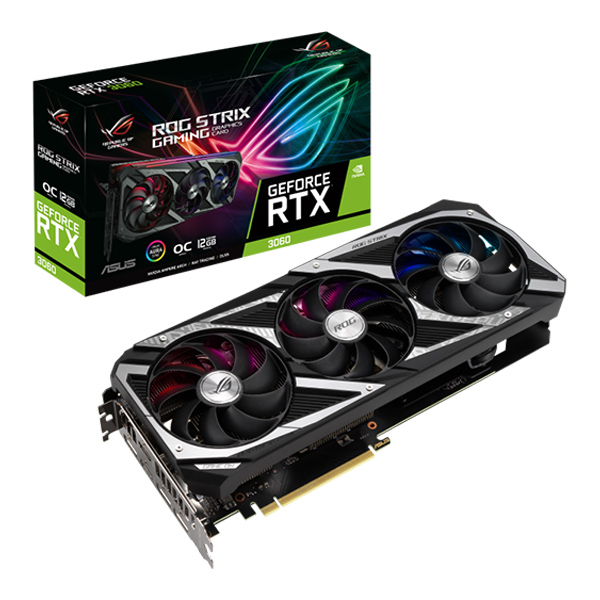 ASUS GeForce RTX 3060 ROG Strix Gaming V2 OC 12GB GDDR6 (LHR)