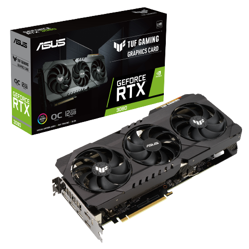 ASUS GeForce RTX 3080 TUF Gaming OC Edition 12GB GDDR6X (LHR)