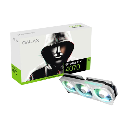 Galax GeForce RTX 4070 EX Gamer White (1-Click OC) 12GB GDDR6X