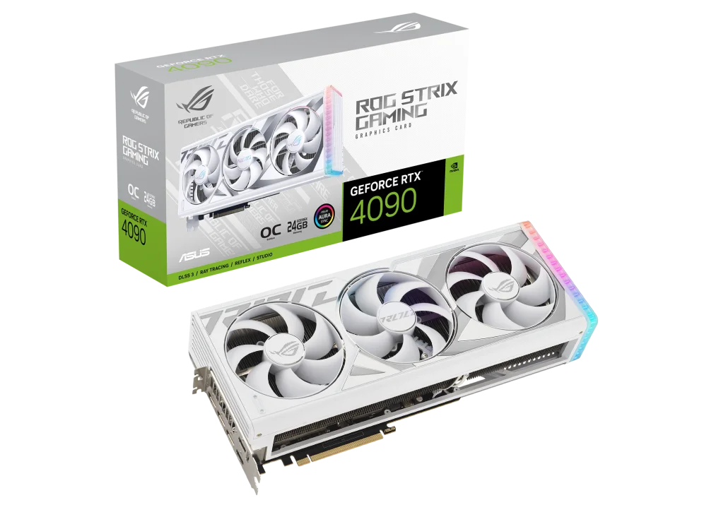 Asus GeForce RTX 4090 ROG Strix Gaming OC White Edition 24GB GDDR6X