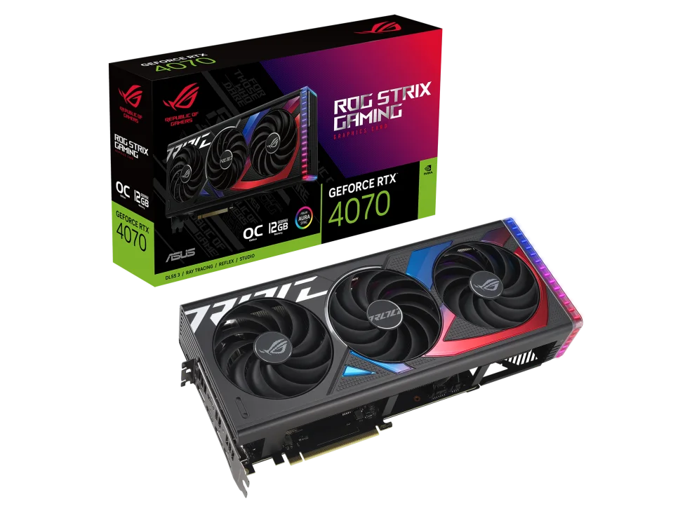 Asus GeForce RTX 4070 ROG Strix OC Edition 12GB GDDR6X