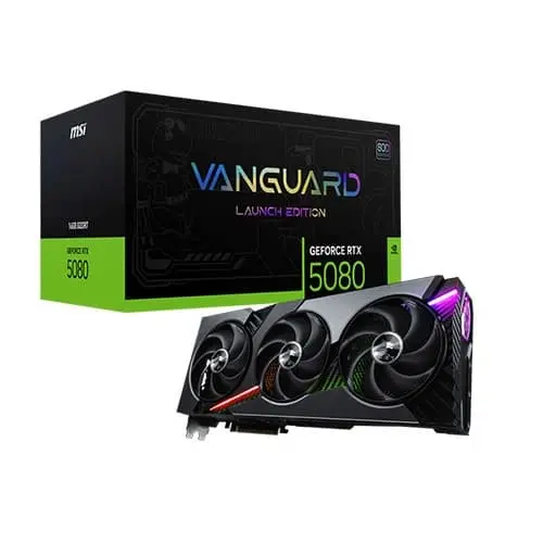 MSI RTX 5080 Vanguard SOC Launch Edition 16GB