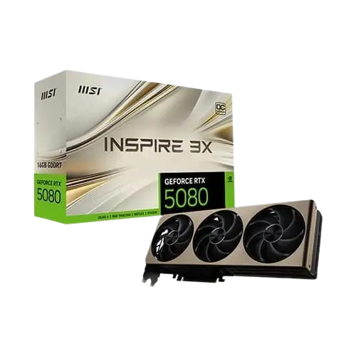 MSI RTX 5080 Inspire 3X OC 16GB GDDR7