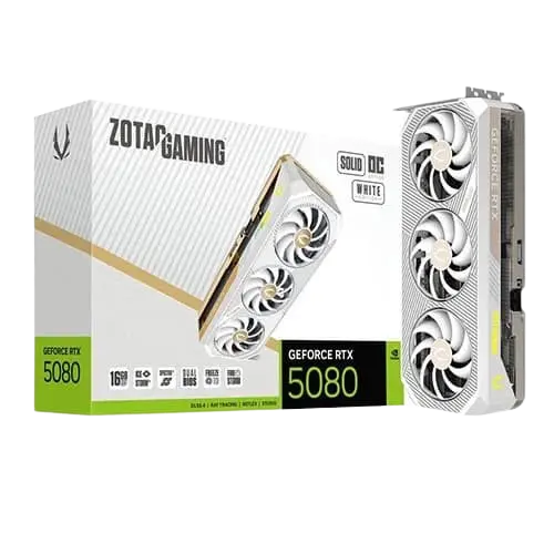 Zotac Gaming RTX 5080 Solid OC White 16GB GDDR7
