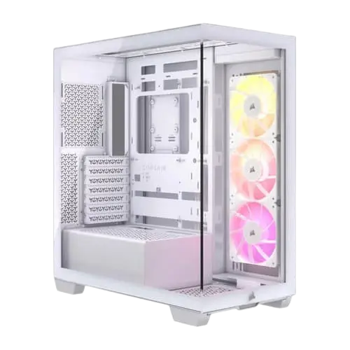 Corsair 3500X ARGB (E-ATX) Mid Tower Cabinet (White)