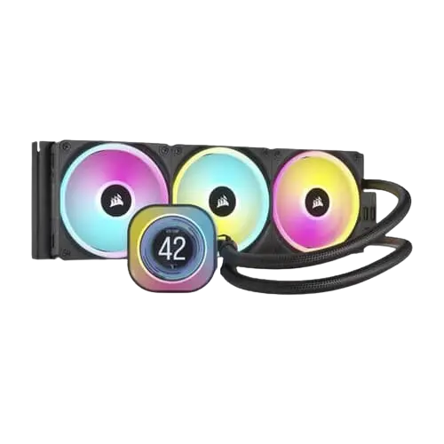 Corsair iCUE Link H150i LCD RGB 360mm CPU Liquid Cooler Black