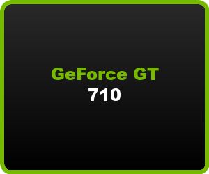 Dual GeForce GT 710 Base Model 2GB GDDR3 x 2