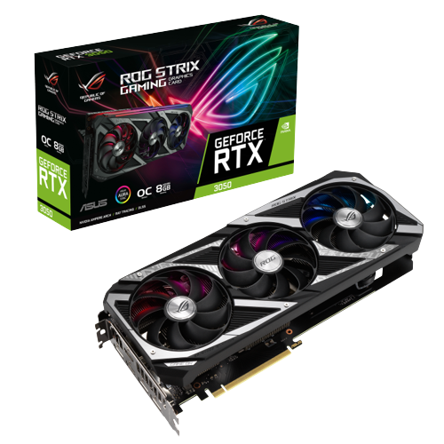 Asus GeForce RTX 3050 ROG Strix OC 8GB GDDR6 (LHR)