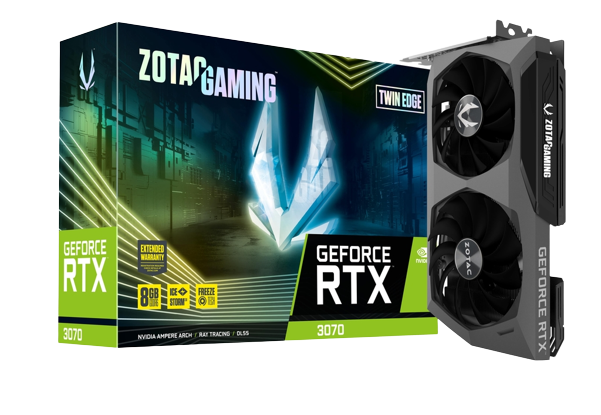 ZOTAC GAMING GeForce RTX 3070 TWIN EDGE 8GB GDDR6 (LHR)