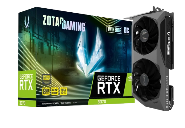 ZOTAC GAMING GeForce RTX 3070 TWIN EDGE OC 8GB GDDR6 (LHR)