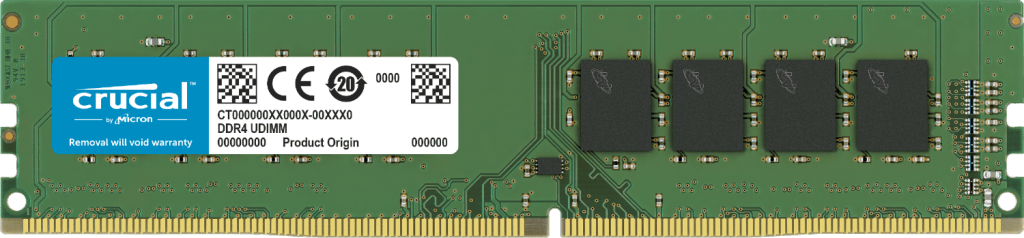 8GB 3200 Mhz Crucial DDR4